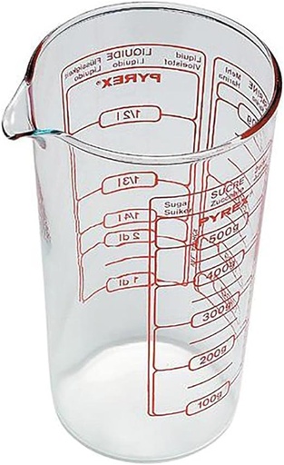 [888B0000] Pichet gradué 0,5L Pyrex