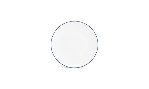 [750842] Assiette coupe 24cm Blue Rim
