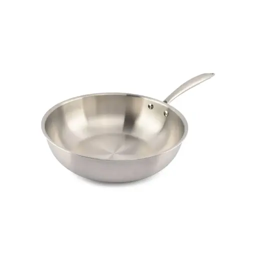 [707389] POELE WOK inox D29,5xh8,5cm