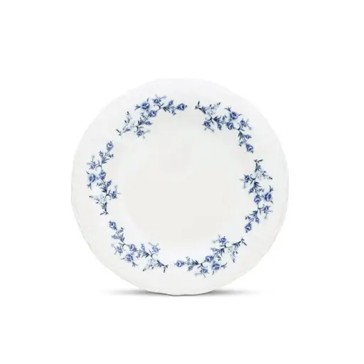 [741092] Assiette Retro Blue Flower 27cm