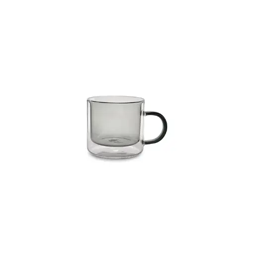 [704118] Set 2 tasses double paroi Grise