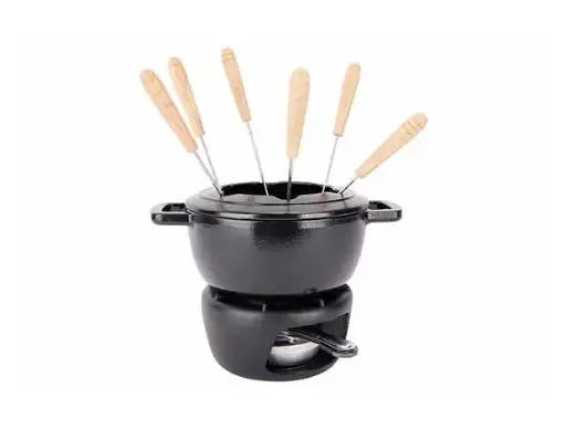 [9967218] SET FONDUE NOIR FONTESTIC D18CM