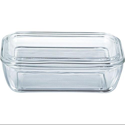 [N3913]  BEURRIER 17X10,5XH6,2CM - VERRE