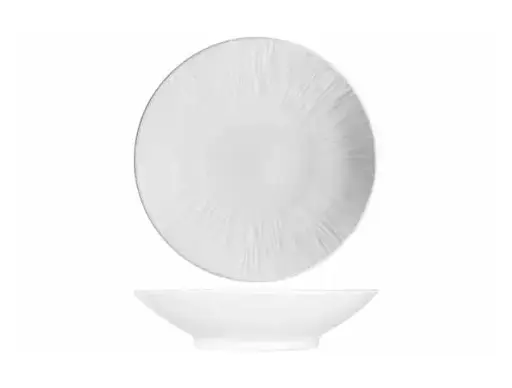 [5303004] ASSIETTE CREUSE PURE WHITE 22,5xH5,5cm