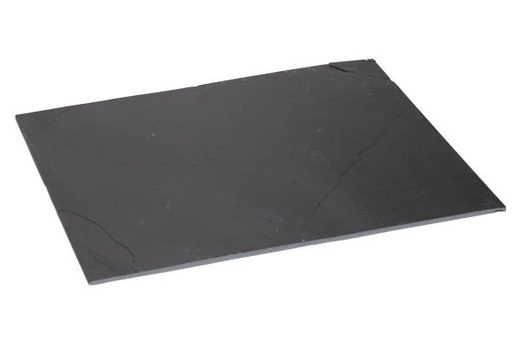[L203004] ASSIETTE ARDOISE 20X30X0,4CM