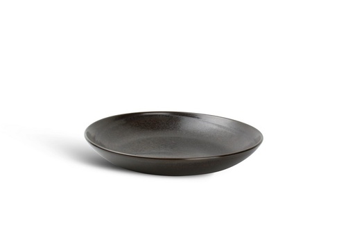 [604605] Assiette creuse 24,5xH4cm black Ceres