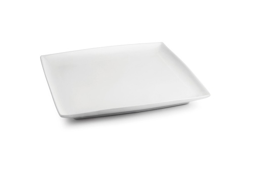 [702504] Assiette plate 18x18cm blanc Squito