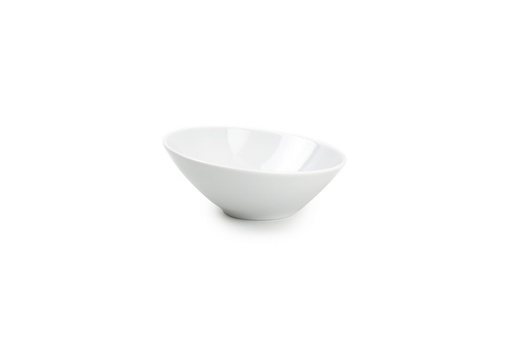 [256008] Bol 14xH6cm oblique blanc Appetite