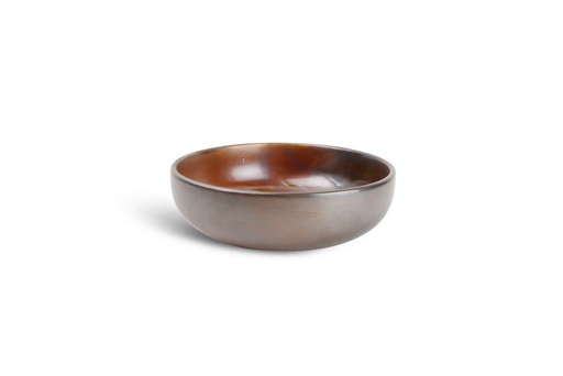 [604019] Bol 20xH6,5cm dark brown Escura