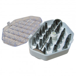 [2114.20] COFFRETS 26 DOUILLES INOX+ADAPTATEUR 