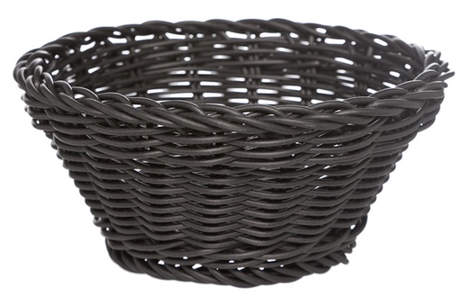 [WBS1015Z] PANIER NOIR ROND D15XH7CM