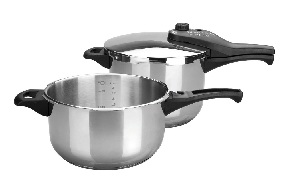 Set 2 cocottes pression Tempo 4+6L