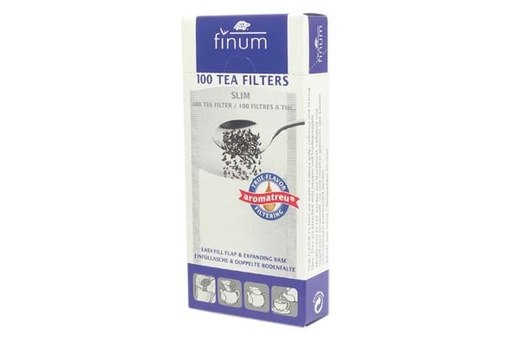 [4205900] SET 100 FILTRES THEE FINUM "S" 75X155MM