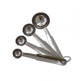 [4827.01] LOT : 4 MESURES-CUILLERES 1.25/2.5/5/15ml 