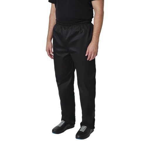 [A582-L] Pantalon de cuisine mixte Whites Vegas noir L