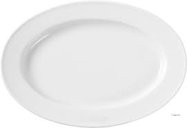[799437] Assiette ovale 29x20cm Delta