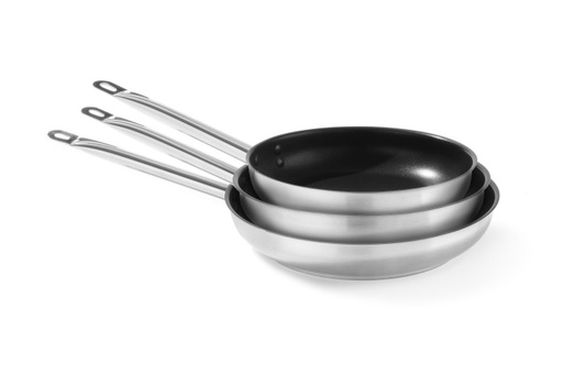 [835500] Poêle inox 28x5,0 cm antiadhésif Profi Line