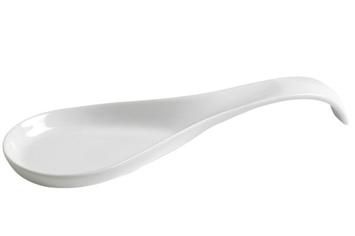 [E604326] REPOSE-CUILLER BLANC 10X26CM