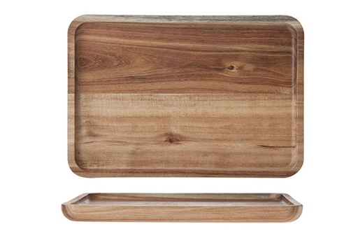 [2841235] PLATEAU RECT. SENEGAL ACACIA 21,5X15X1,6CM