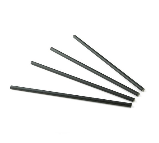 [20610] SET 200 PAILLES NOIRES 0.6X20CM