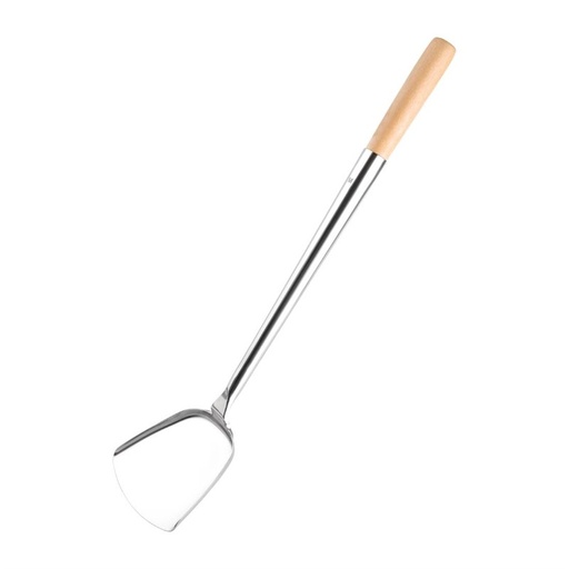 [U031] Spatule wok en acier inoxydable