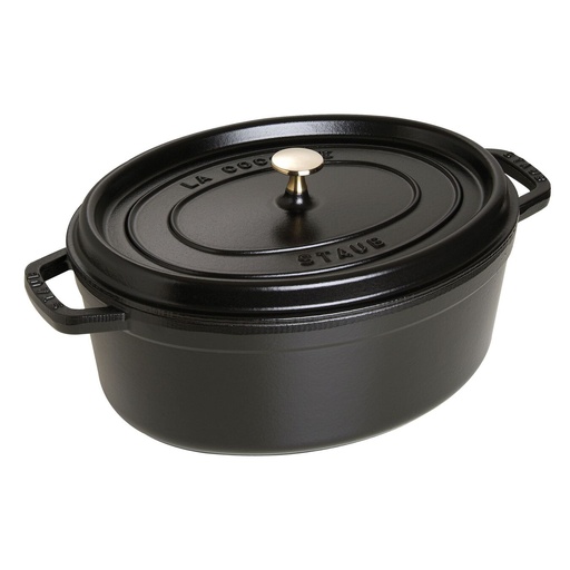 [1103325] Cocotte ovale Staub 33 cm - noir 6,7 l