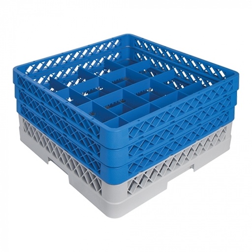 [CR1613] Rack tumbler 16 comp D. max 11.2cm x H. max 20cm