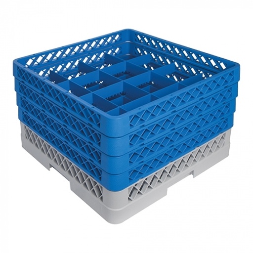 [CR1614] Rack tumbler 16 comp D. max 11.2cm x H. max 24cm